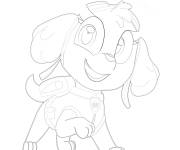 Coloriage Stella de Pat Patrouille en ligne