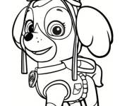 Coloriage Stella mignonne de Pat Patrouille