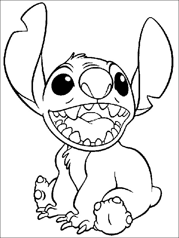 Coloriages Stitch à Imprimer Gratuit pour Adultes et Enfants