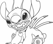 Coloriage et dessins gratuit Stitch 15 à imprimer