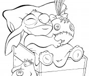 Coloriage Stitch 2