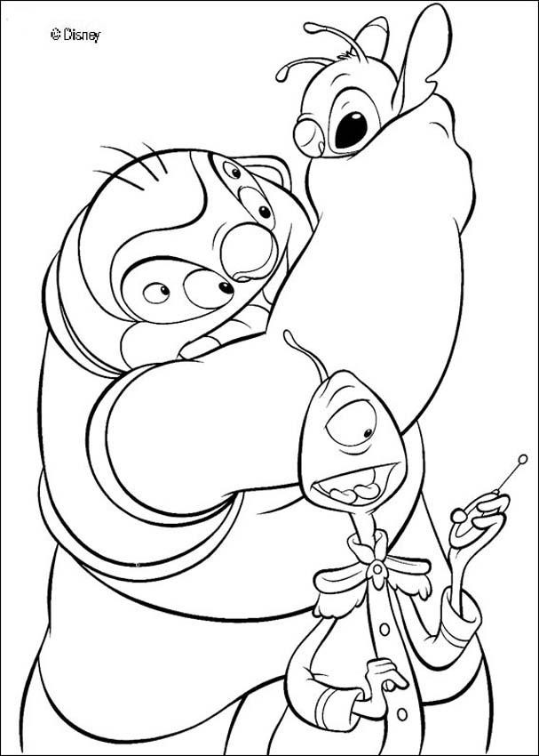 Coloriage Stitch gratuit à imprimer liste 20 à 40