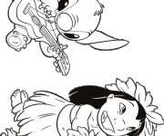 Coloriage Stitch 27