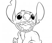 Coloriage Stitch 31