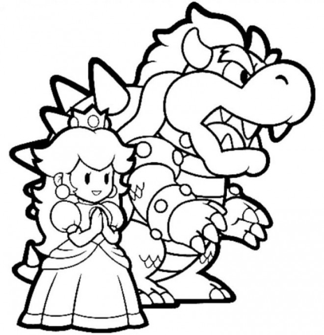 bowser et peach en ligne 7839