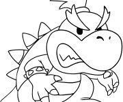 Coloriage et dessins gratuit Bowser Jounior à imprimer