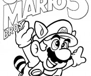 Coloriage et dessins gratuit Super Mario à colorier à imprimer