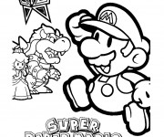 Coloriage Super Mario Bros jeux en ligne