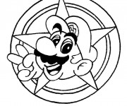 Coloriage et dessins gratuit Super Mario jeux à imprimer