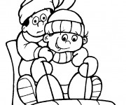 Coloriage Super Nana petite enfance