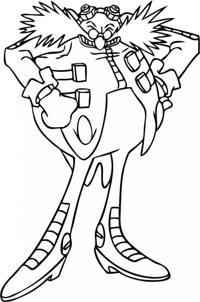 10 Sonic Coloring Pages Featuring the Notorious Dr. Eggman