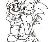 Coloriage Super Sonic 13