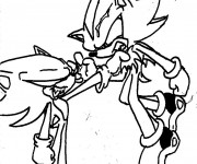 Coloriage Super Sonic 15