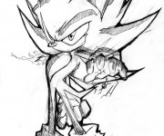 Coloriage Super Sonic 16