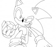 Coloriage Super Sonic 23