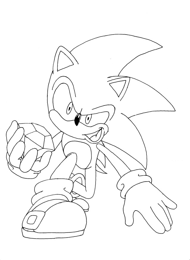 Coloriage et dessins gratuits Super Sonic 23 à imprimer