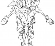 Coloriage Super Sonic 24