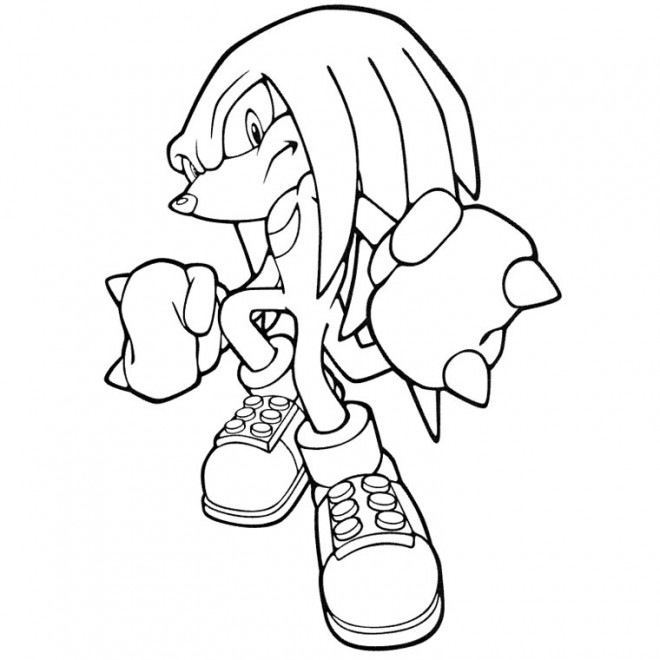 Coloriage Super Sonic gratuit à imprimer liste 40 à 60