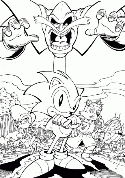 Coloriage et dessins gratuits Super Sonic 34 à imprimer