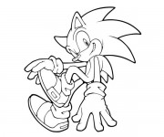 Coloriage Super Sonic 35