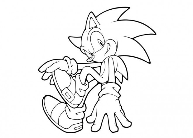 Coloriage et dessins gratuits Super Sonic 35 à imprimer