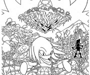 Coloriage Super Sonic 39