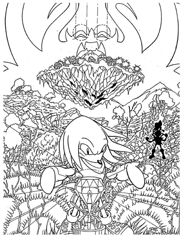 Coloriage et dessins gratuits Super Sonic 39 à imprimer
