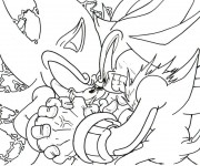 Coloriage Super Sonic 43