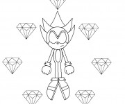 Coloriage Super Sonic 45