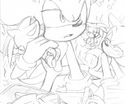 Coloriage Super Sonic 47