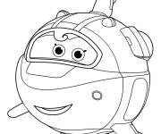 Coloriage et dessins gratuit Avion d'espace de Super Wings à imprimer