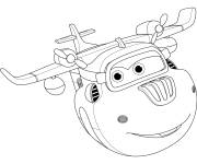 Coloriage Avion de cargo Super Wings