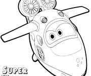 Coloriage Avion de r&eacute;action urgente