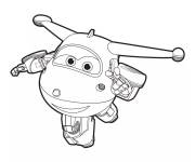 Coloriage Avion mignon de Super Wings