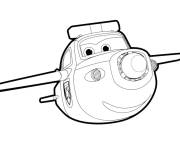 Coloriage Avion Paul de Super Wings