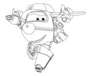 Coloriage Avion pour sauver les gens