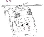 Coloriage Brave Deasy de Super Wings