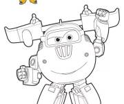 Coloriage Confiante Donnie de Super Wings