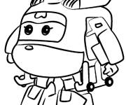 Coloriage et dessins gratuit Dizzy triste de Super Wings à imprimer