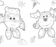 Coloriage Illustration de Super Wings