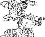 Coloriage et dessins gratuit Jett et Fire Dragon Flies à imprimer