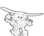 Coloriage Jett Super Wings