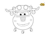 Coloriage et dessins gratuit Le sourire d'avion Donnie à imprimer
