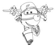 Coloriage Le sportif Flip de Super Wings