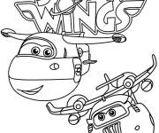 Coloriage Les sauveteurs du monde Super Wings