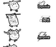 Coloriage et dessins gratuit Personnages de Super Wings à imprimer