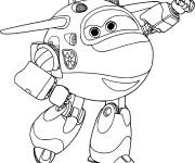 Coloriage Super Wings Mire
