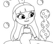 Coloriage Grizelda sir&egrave;ne de Talia et Le royaume arc-en-ciel