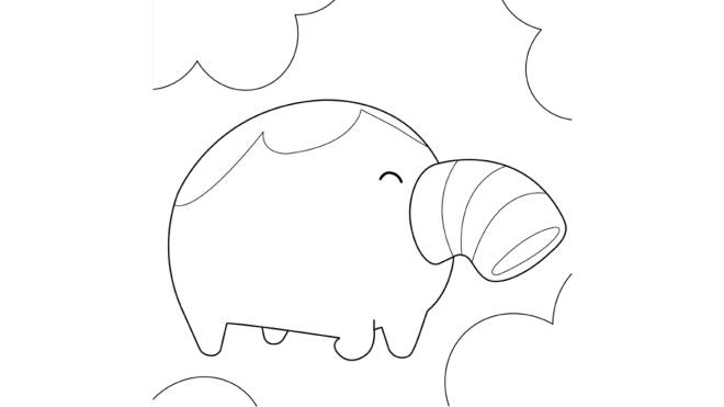 Talia Et Le Monde Arc En Ciel Coloriage à Imprimer Coloriage Snorfle de Talia et Le royaume arc-en-ciel