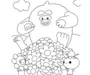 Coloriage Spring Yeti de Talia et le royaume arc-en-ciel